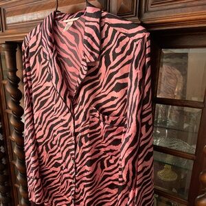 Victoria Secret Pink Animal Print PJ Set